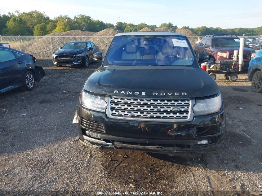 2016 Land Rover Range Rover Supercharged VIN: SALGS2EF4GA255782 Lot: 37336642