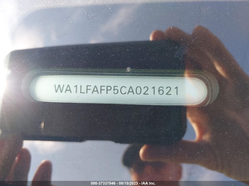 2012 Audi Q5 2.0T Premium Plus VIN: WA1LFAFP5CA021621 Lot: 37337546