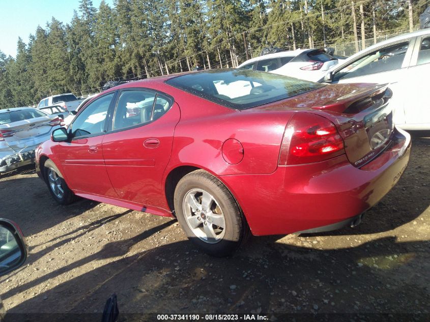 2005 Pontiac Grand Prix Gt VIN: 2G2WS522751146380 Lot: 37341190