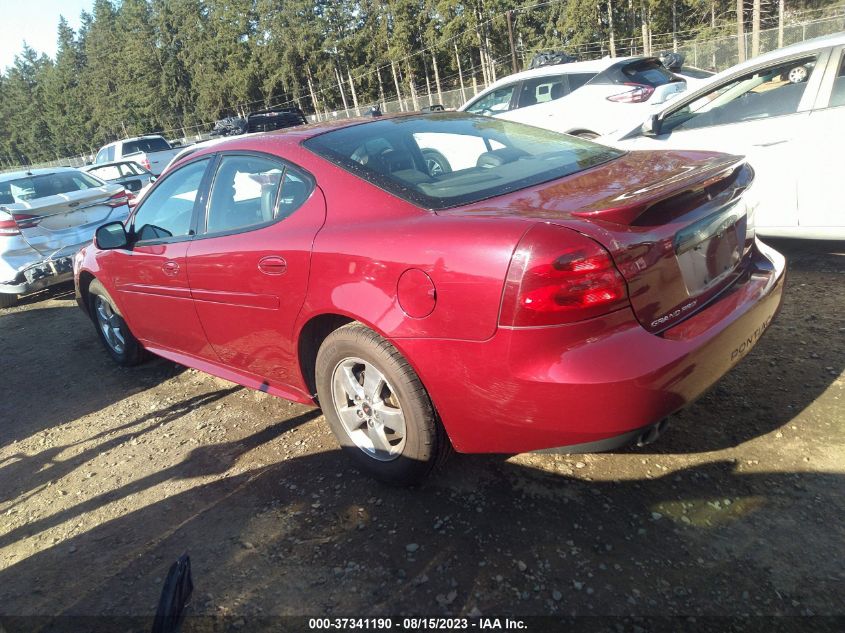 2005 Pontiac Grand Prix Gt VIN: 2G2WS522751146380 Lot: 37341190