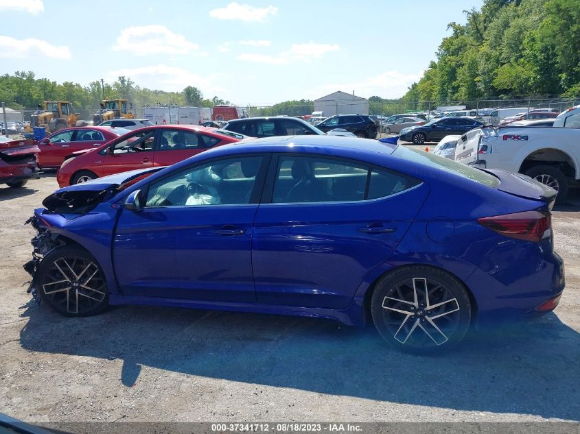 2020 Hyundai Elantra Sport VIN: KMHD04LB1LU049836 Lot: 37341712