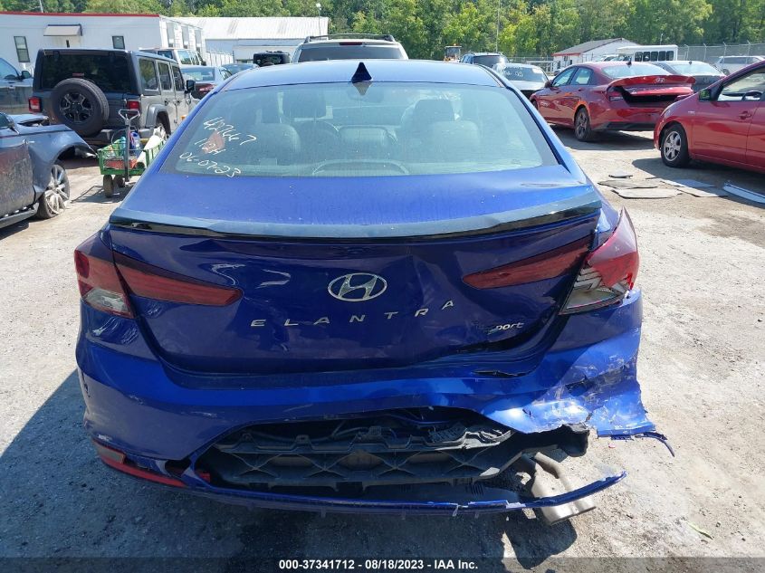 2020 Hyundai Elantra Sport VIN: KMHD04LB1LU049836 Lot: 37341712