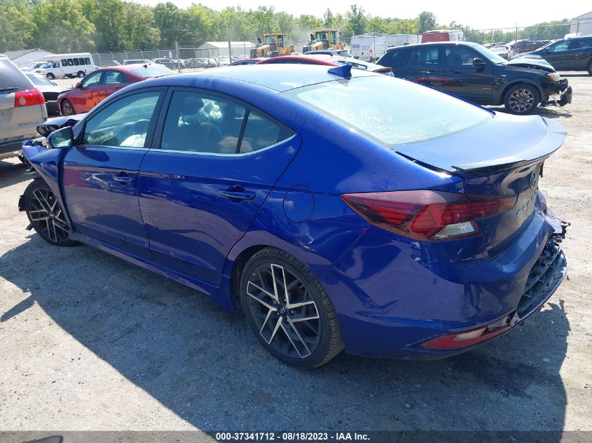 2020 Hyundai Elantra Sport VIN: KMHD04LB1LU049836 Lot: 37341712