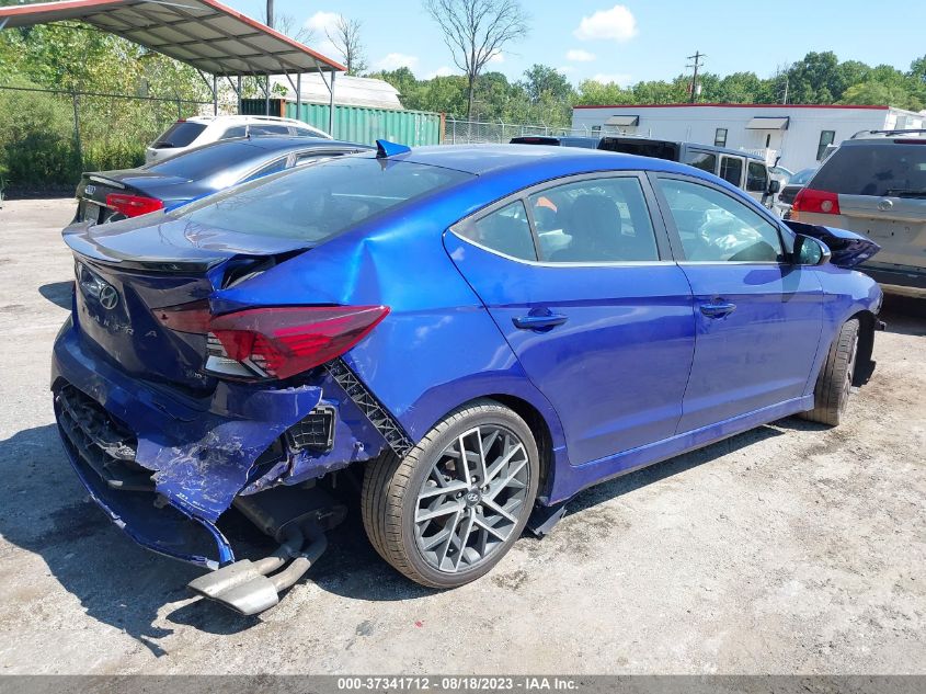 2020 Hyundai Elantra Sport VIN: KMHD04LB1LU049836 Lot: 37341712