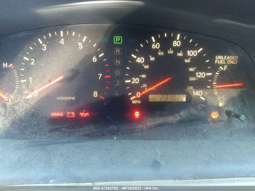 1998 Lexus Es 300 Luxury Sport Sdn VIN: JT8BF28G3W5022329 Lot: 37343792