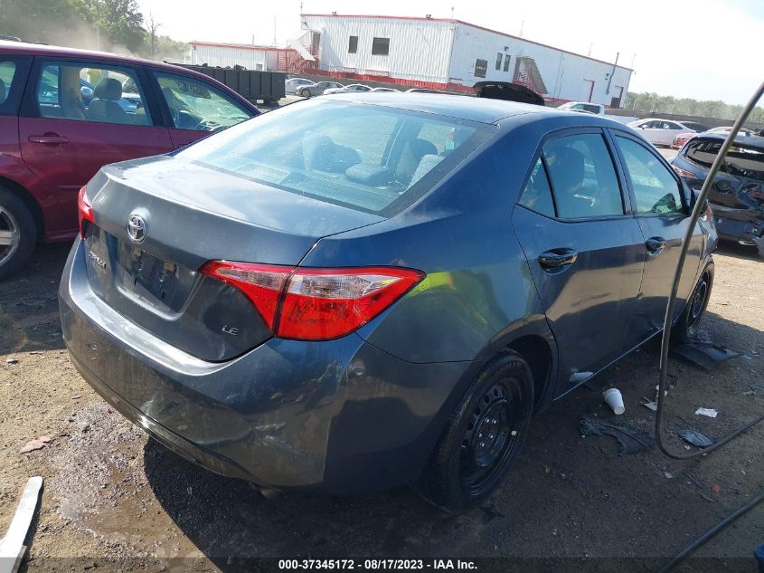 2019 Toyota Corolla Le VIN: 5YFBURHE0KP938641 Lot: 37345172