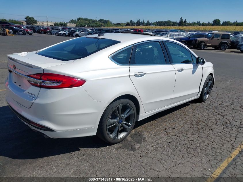 3FA6P0VP2JR161551 2018 Ford Fusion Sport