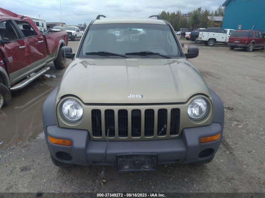 2004 Jeep Liberty Sport VIN: 1J4GL48K74W134651 Lot: 39454646