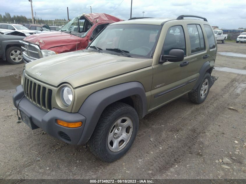 2004 Jeep Liberty Sport VIN: 1J4GL48K74W134651 Lot: 39454646