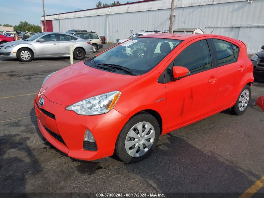 2014 Toyota Prius C Three VIN: JTDKDTB32E1065438 Lot: 37350203