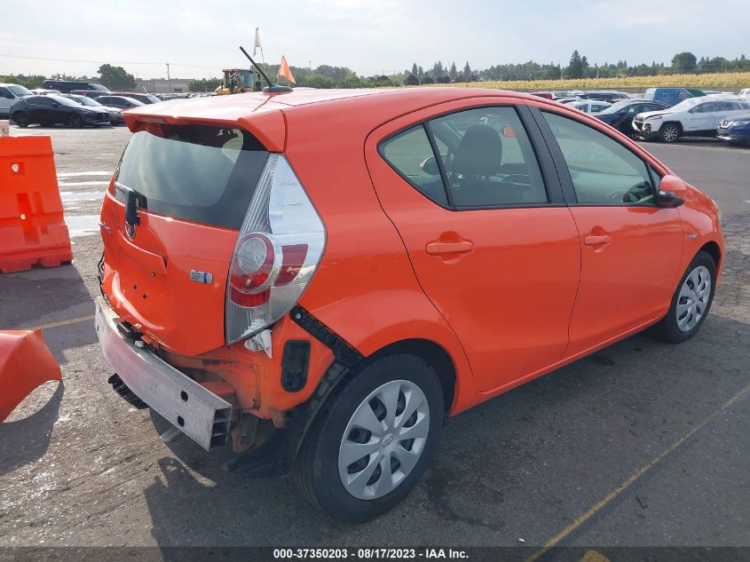 2014 Toyota Prius C Three VIN: JTDKDTB32E1065438 Lot: 37350203