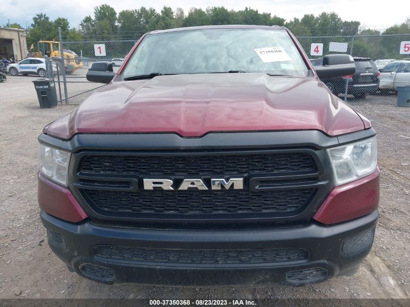 2019 Ram 1500 Tradesman 4X4 6'4" Box VIN: 1C6SRFCTXKN651897 Lot: 37350368