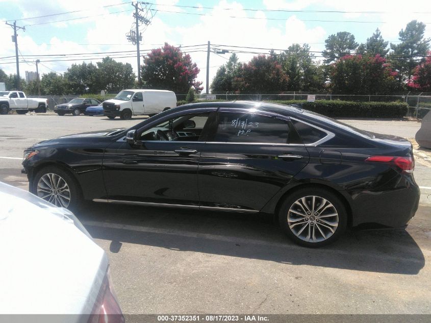 KMHGN4JEXHU170173 2017 Genesis G80 3.8L