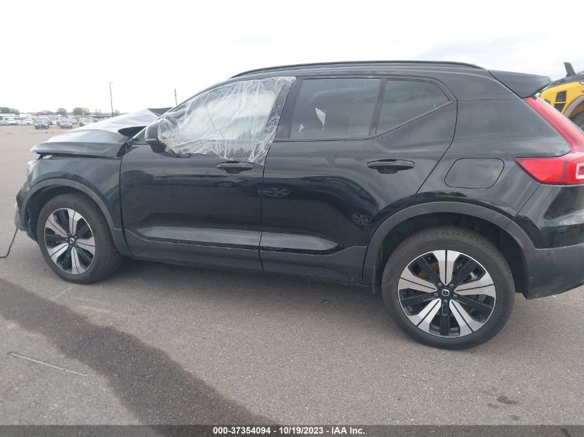 2023 Volvo Xc40 Recharge Pure Plus VIN: YV4ED3UL0P2012385 Lot: 37354094