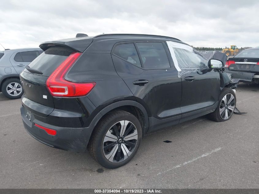 2023 Volvo Xc40 Recharge Pure Plus VIN: YV4ED3UL0P2012385 Lot: 37354094