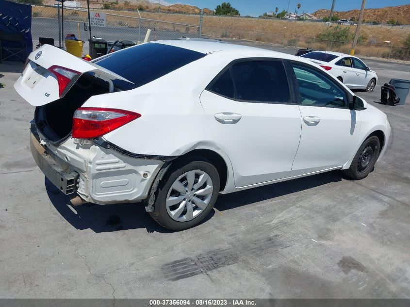 2016 Toyota Corolla L/Le/S/S Plus/Le Plus VIN: 5YFBURHEXGP512124 Lot: 37356094