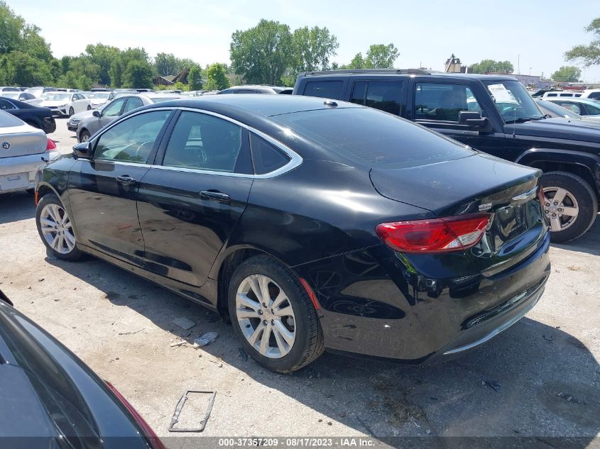 1C3CCCABXFN651254 2015 Chrysler 200 Limited