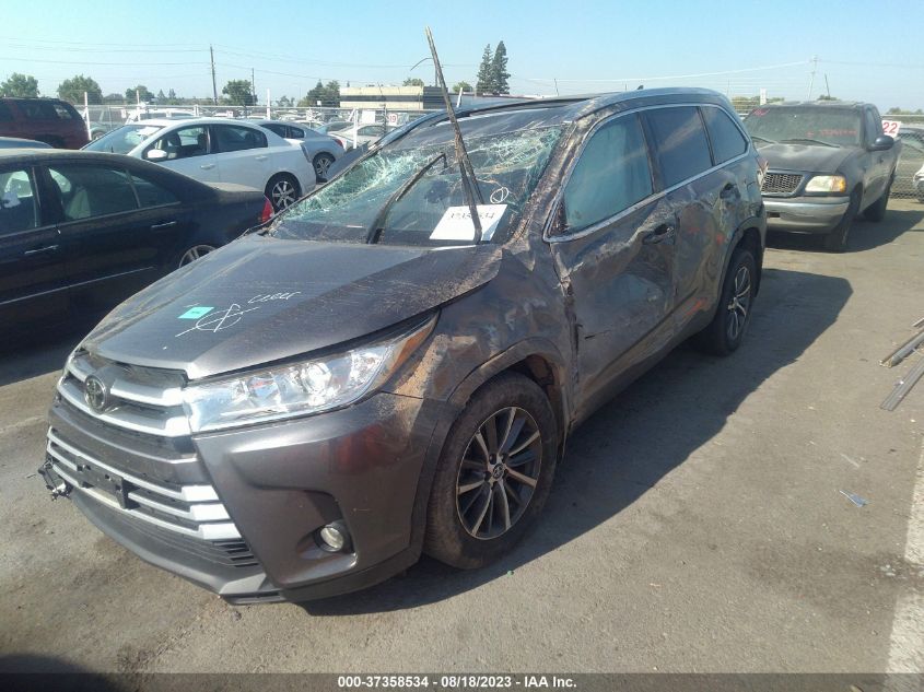 5TDJZRFH0KS619354 2019 Toyota Highlander Se/Xle