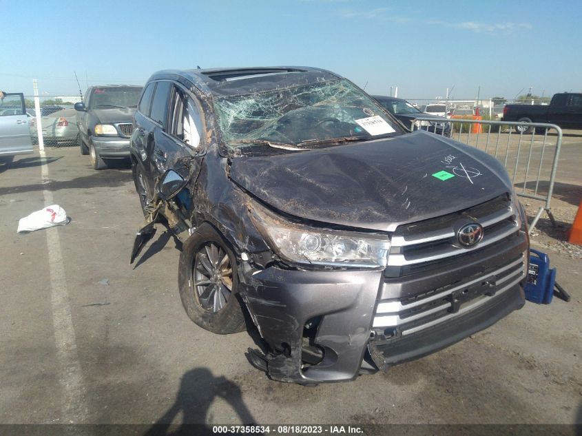 5TDJZRFH0KS619354 2019 Toyota Highlander Se/Xle