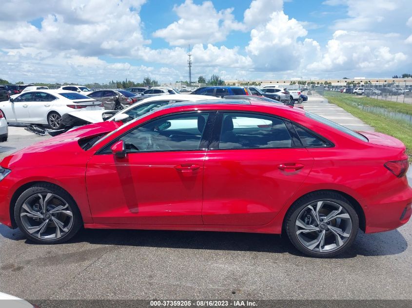 2022 Audi A3 Premium 40 Tfsi Front-Wheel Drive S Tronic VIN: WAUAUDGY5NA095701 Lot: 37359205