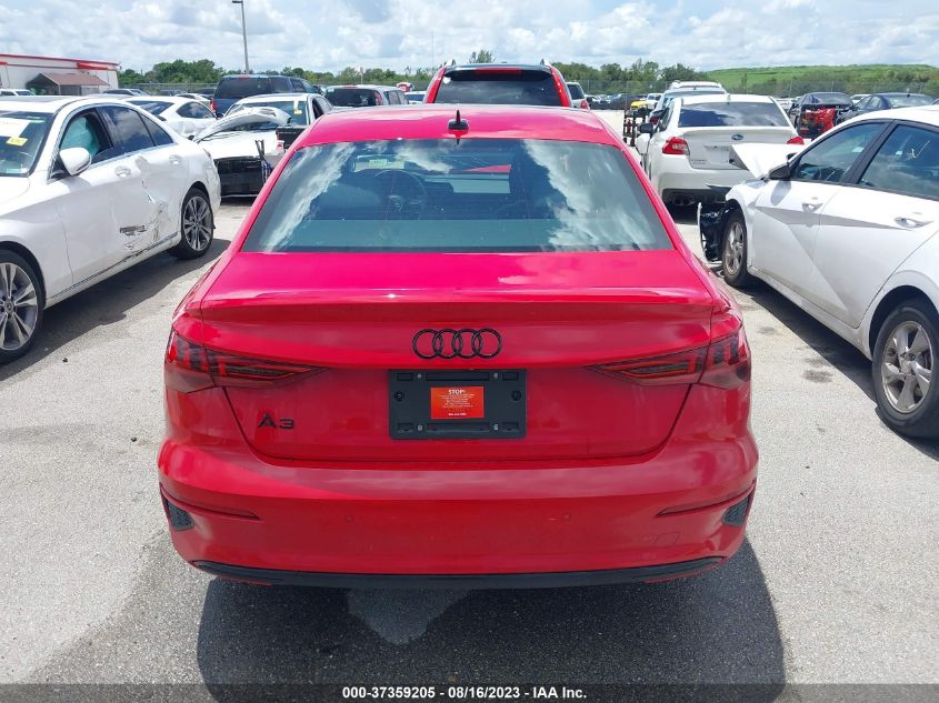 2022 Audi A3 Premium 40 Tfsi Front-Wheel Drive S Tronic VIN: WAUAUDGY5NA095701 Lot: 37359205