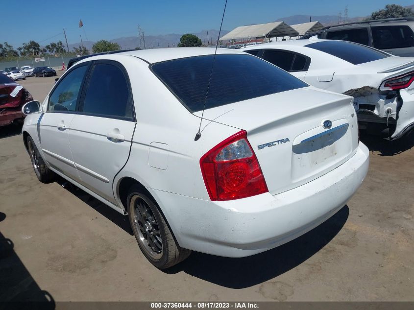 2006 Kia Spectra Sx/Ex/Lx VIN: KNAFE122965265881 Lot: 37360444