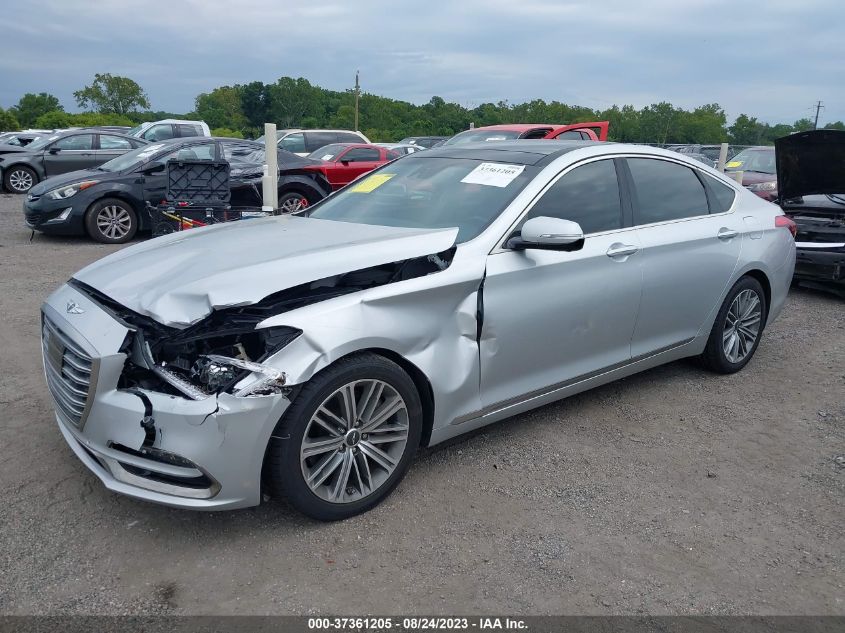 2018 Genesis G80 3.8 VIN: KMHGN4JE8JU224429 Lot: 37361205