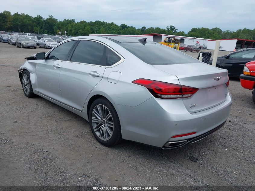 KMHGN4JE8JU224429 2018 Genesis G80 3.8