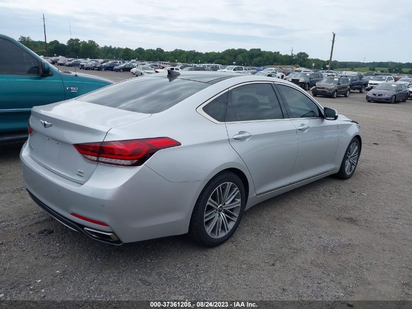 KMHGN4JE8JU224429 2018 Genesis G80 3.8