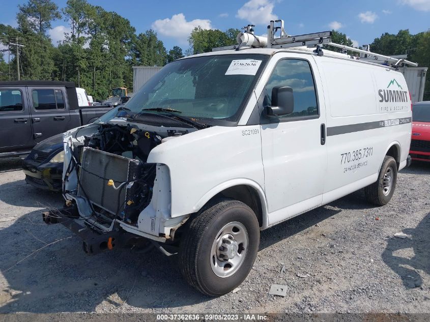 2021 Chevrolet Express Cargo Van VIN: 1GCWGAFP9M1245217 Lot: 37362636