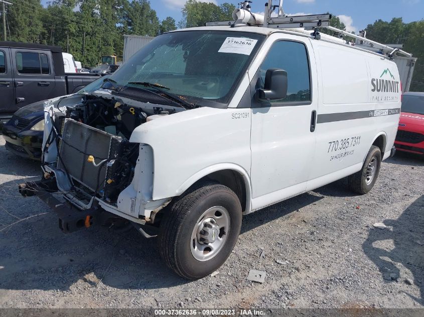 2021 Chevrolet Express Cargo Van VIN: 1GCWGAFP9M1245217 Lot: 37362636