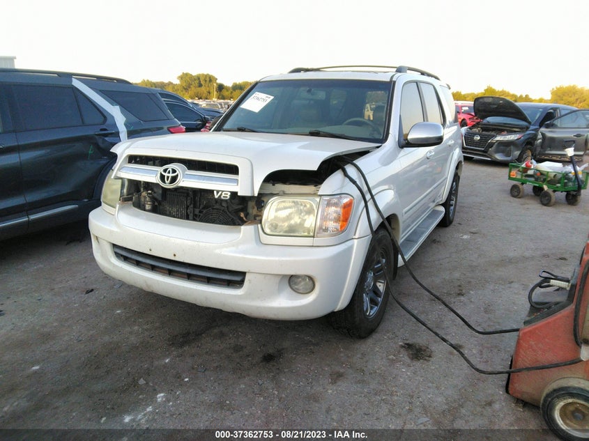 2007 Toyota Sequoia Limited V8 VIN: 5TDZT38A37S294322 Lot: 37362753