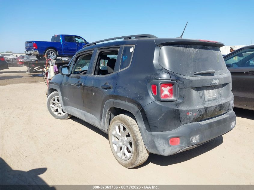 2016 Jeep Renegade Latitude VIN: ZACCJABT7GPD88713 Lot: 37363736