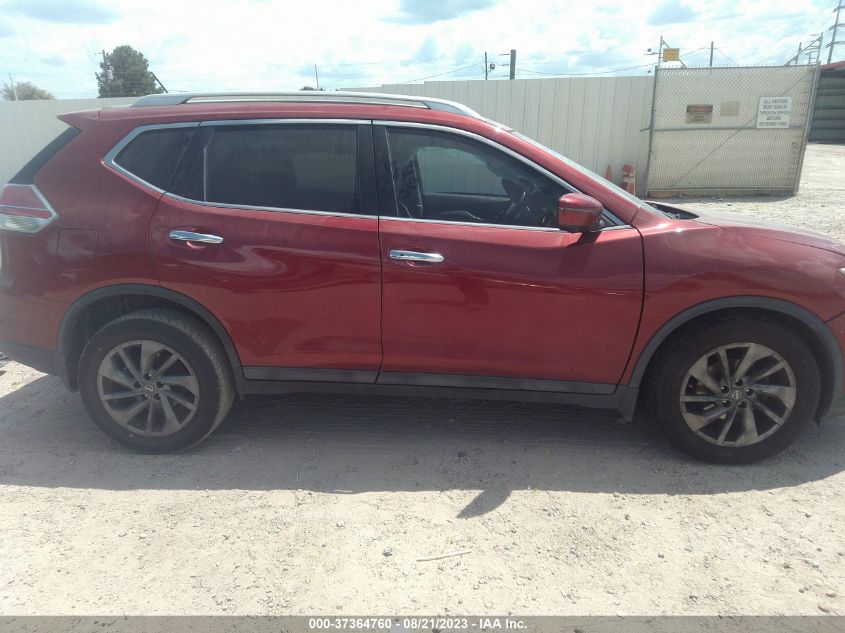 2016 Nissan Rogue Sl VIN: 5N1AT2MT4GC732745 Lot: 37364760