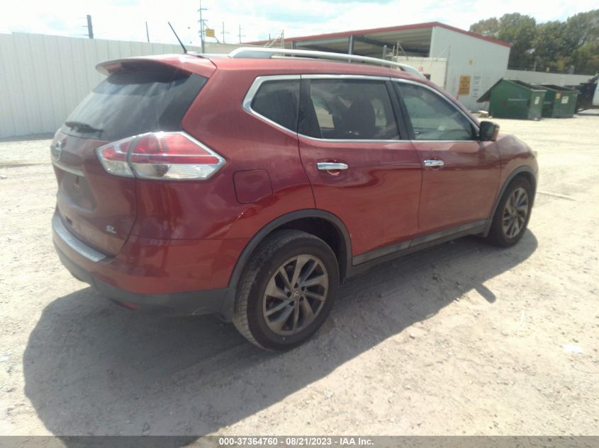 2016 Nissan Rogue Sl VIN: 5N1AT2MT4GC732745 Lot: 37364760