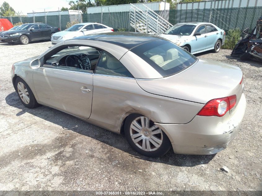 2007 Volkswagen Eos 2.0T VIN: WVWBA71F67V036774 Lot: 37365351