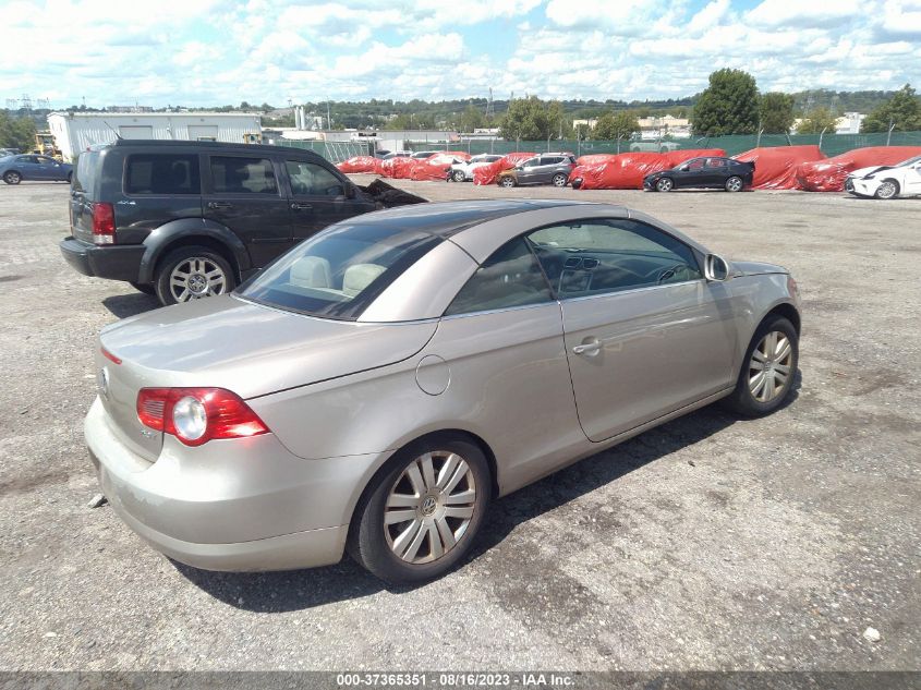 2007 Volkswagen Eos 2.0T VIN: WVWBA71F67V036774 Lot: 37365351