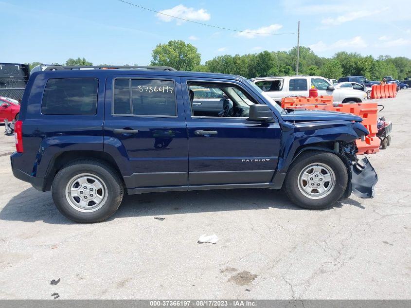 1C4NJRBB6FD155031 2015 Jeep Patriot Sport