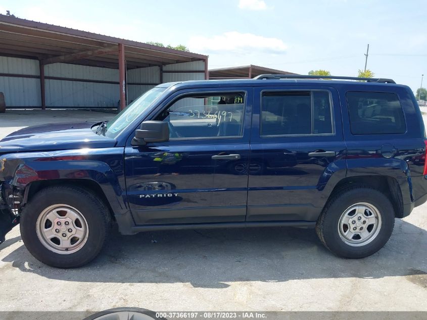 2015 Jeep Patriot Sport VIN: 1C4NJRBB6FD155031 Lot: 37366197