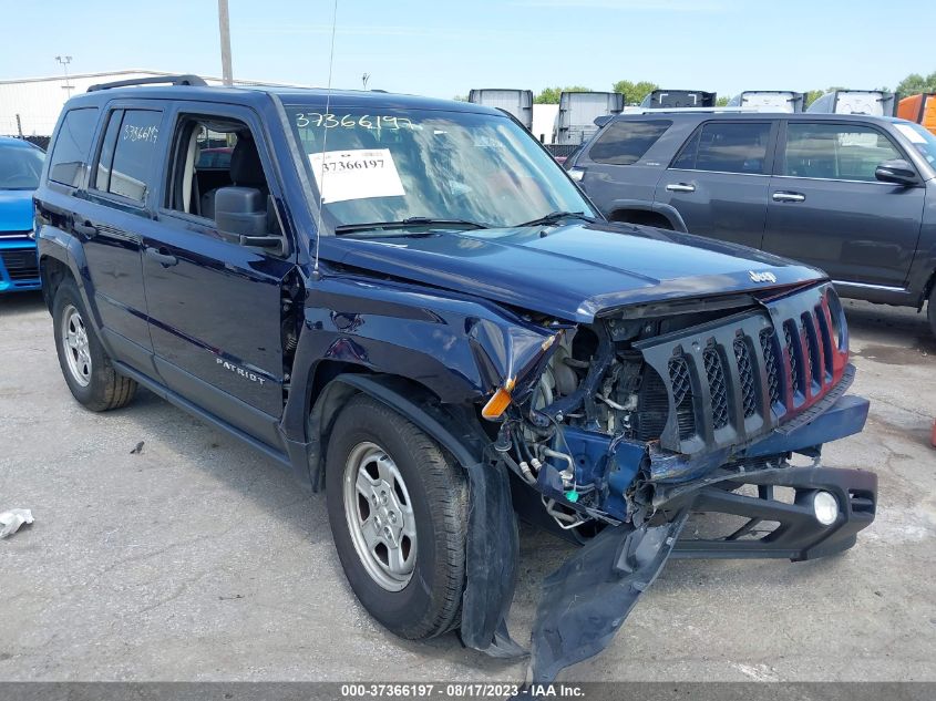 2015 Jeep Patriot Sport VIN: 1C4NJRBB6FD155031 Lot: 37366197