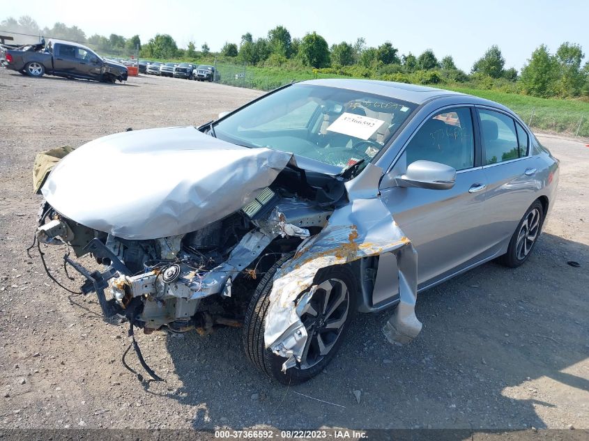 2017 Honda Accord Ex-L VIN: 1HGCR2F84HA295896 Lot: 37366592