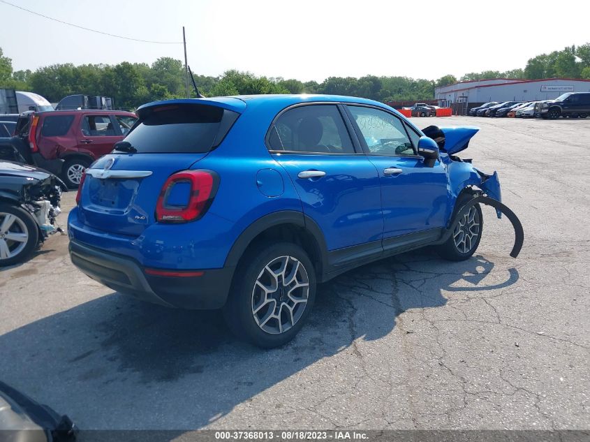 2021 Fiat 500X Trekking VIN: ZFBNF3B10MP889619 Lot: 37368013