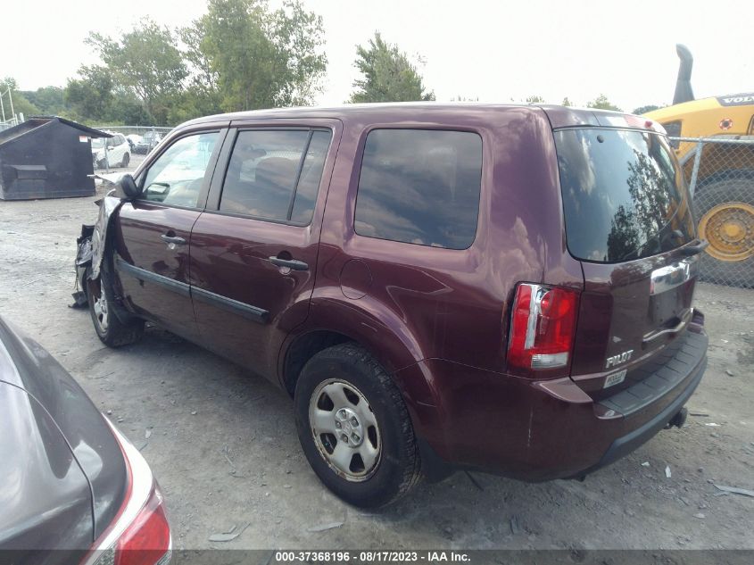 2011 Honda Pilot Lx VIN: 5FNYF4H24BB018164 Lot: 37368196