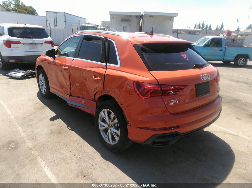 2022 Audi Q3 Premium 45 Tfsi S Line Quattro Tiptronic VIN: WA1DECF36N1150230 Lot: 37368267