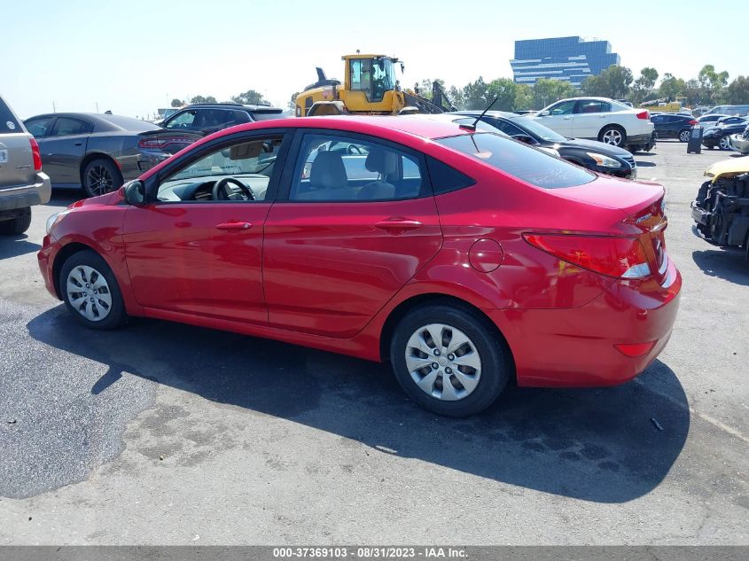 2016 Hyundai Accent Se VIN: KMHCT4AE3GU067292 Lot: 37369103