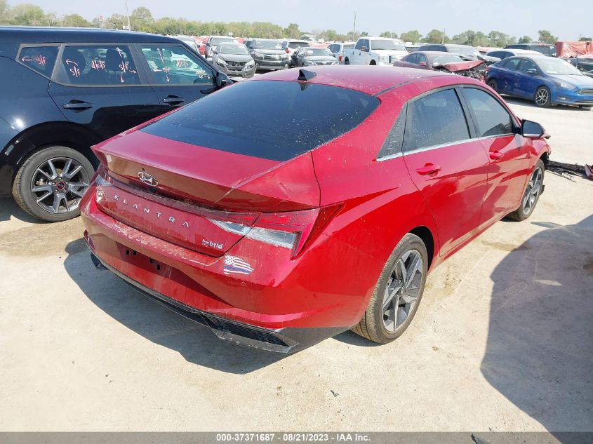 2023 Hyundai Elantra Hybrid Limited VIN: KMHLN4AJXPU060945 Lot: 37371687