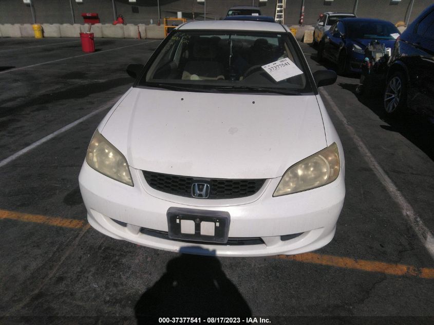 2005 Honda Civic Vp VIN: 1HGEM22155L042473 Lot: 37377541