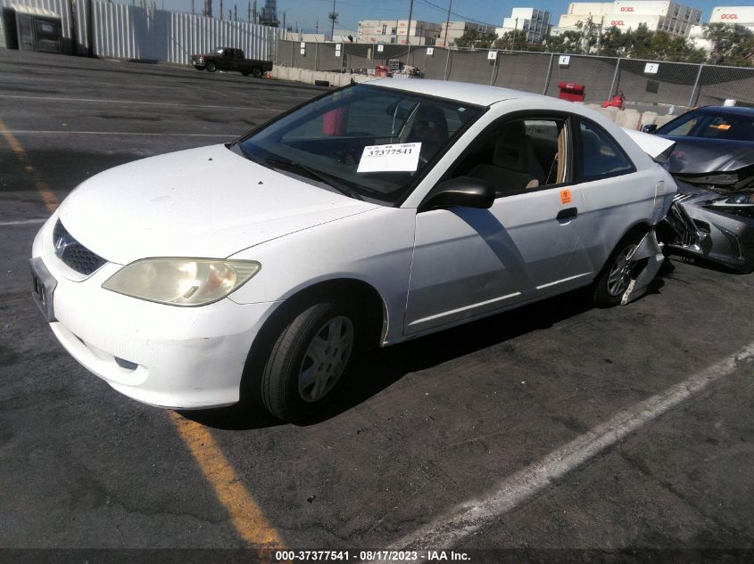 2005 Honda Civic Vp VIN: 1HGEM22155L042473 Lot: 37377541