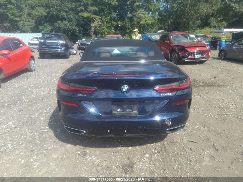 2020 BMW 8 Series 840I VIN: WBADZ4C08LBP67966 Lot: 37377665