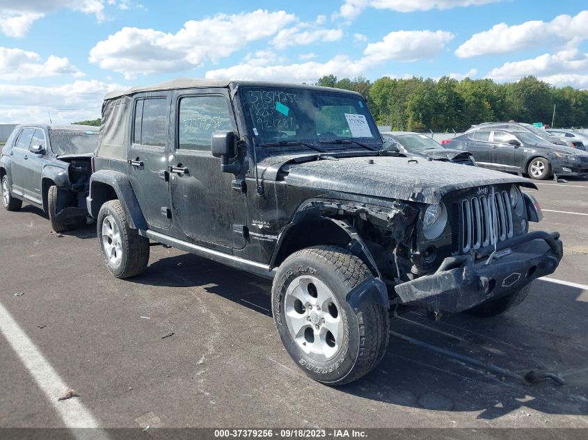 2018 Jeep Wrangler Jk Unlimited Sahara 4X4 VIN: 1C4HJWEG1JL921281 Lot: 37379256